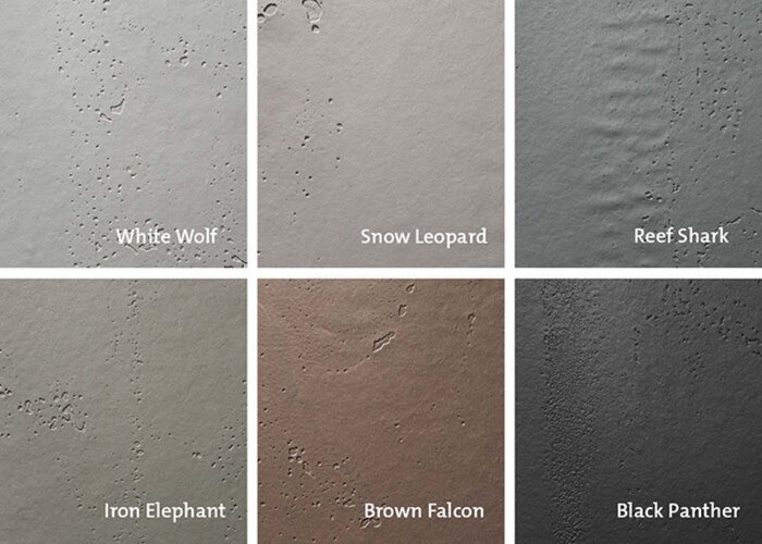 Dostupné farebné odtiene Bluefin Pure Concrete