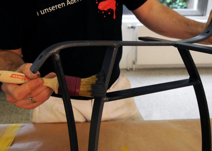 Krok 7: Lakovanie kovových častí