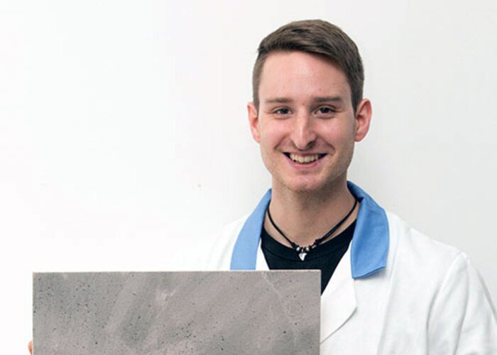 Výsledok pri použití dvoch rozdielnych farebných odtieňov produktu Betoneffekt