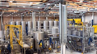 Die neue ADLER Wasserlackfabrik - Im Inneren