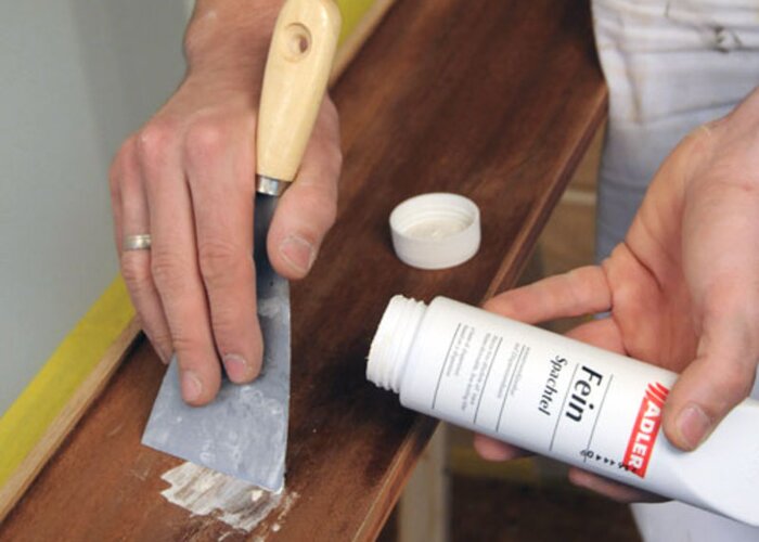 Krok 3: tmelenie priehlbín