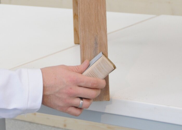 malé škriabance - krok 1: obrúsenie škriabancov