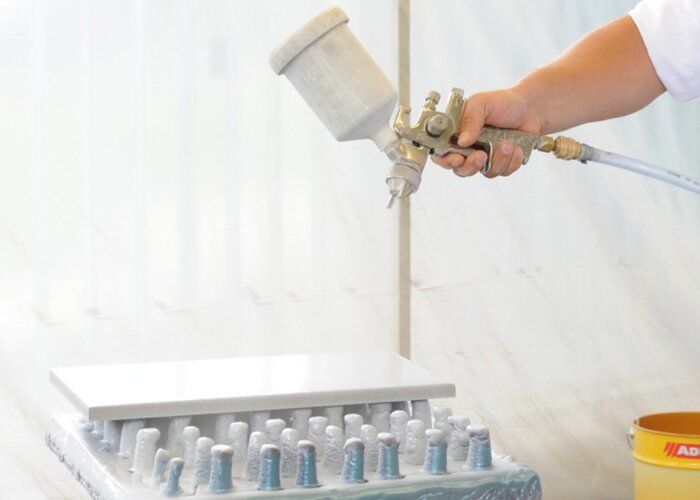 Krok 2 – nástrek Epoxigrundu..