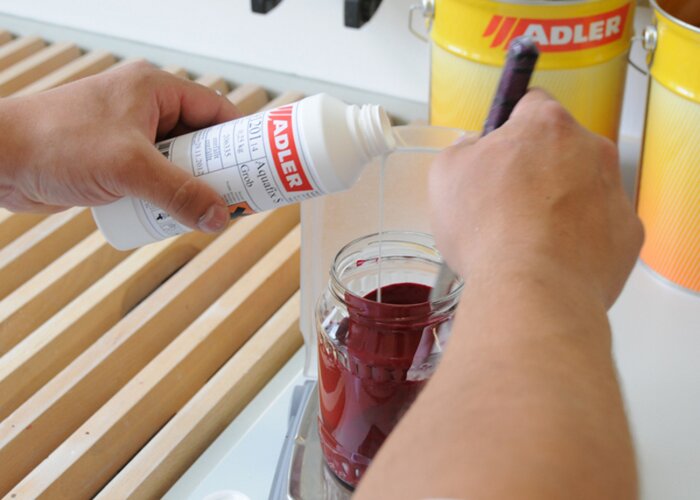 Krok 4 – miešanie Aquafix S 