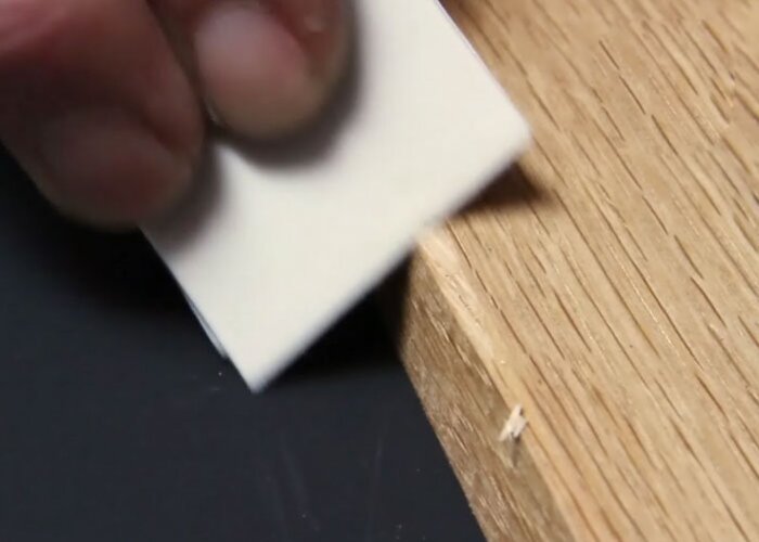 Krok 1: Hranu obrúste 