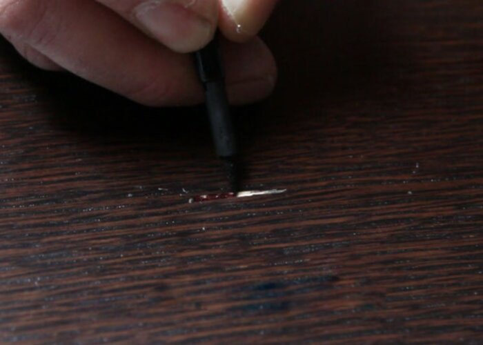 Krok 2: Náter ryhy s Grilith-Flexpen 