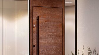 Rôznorodosť systému Protor - od betónového efektu až po efekt starého dreva - to všetko predvedie ADLER na veľtrhu Fensterbau Frontale 2018. Foto: Josko