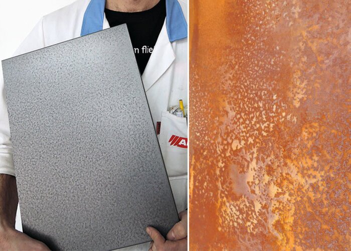 Pevné železo, pravá hrdza 