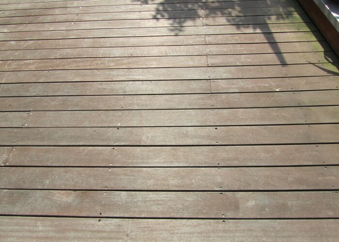 Drevená teras smrekovec - predtým