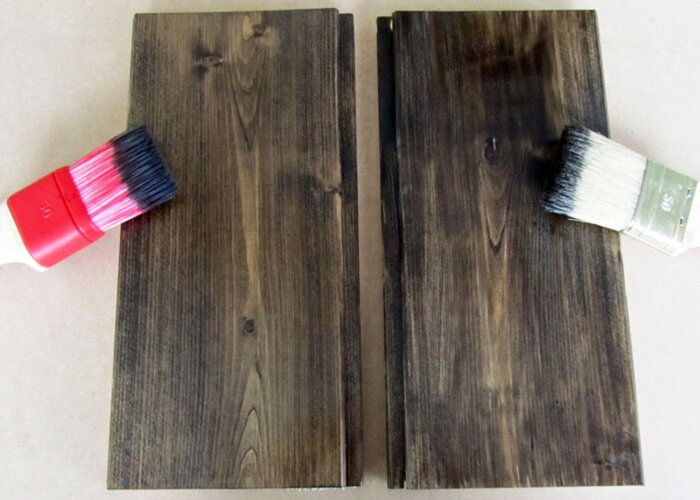 Perfektný výsledok: použitím správneho štetca dosiahnete rovnomernú štruktúru bez prechodov.